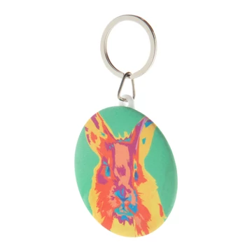 KeyBadge RPET Maxi kitűzős RPET kulcstartó