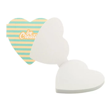 CreaStick Seed Heart egyediesíthető öntapadós jegyzettömb