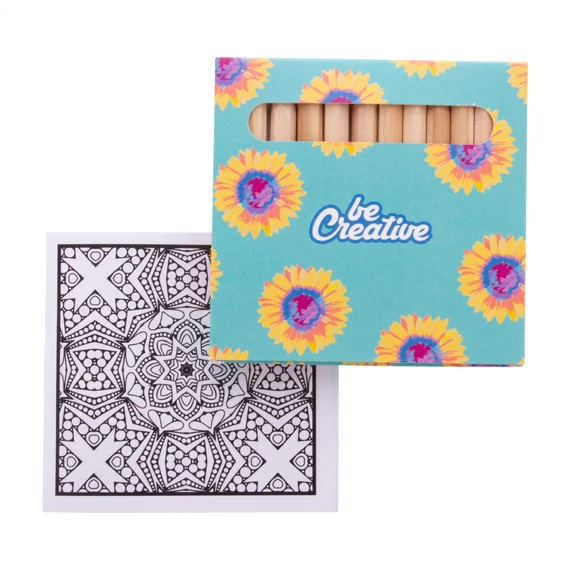 Coloxil 12 egyediesíthető színező szett, mandala