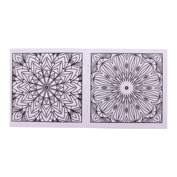 ColoBook egyediesíthető kifestő füzet, mandala