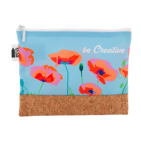 CreaBeauty Cork M RPET egyediesíthető kozmetikai táska