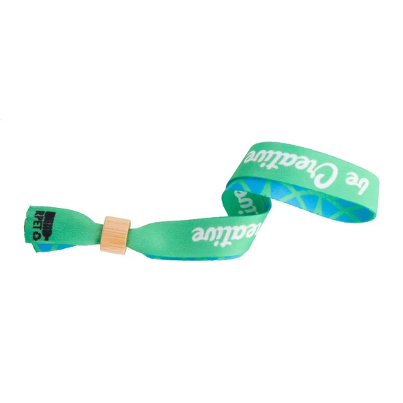 SuboWrist Eco egyediesíthető RPET fesztivál karszalag