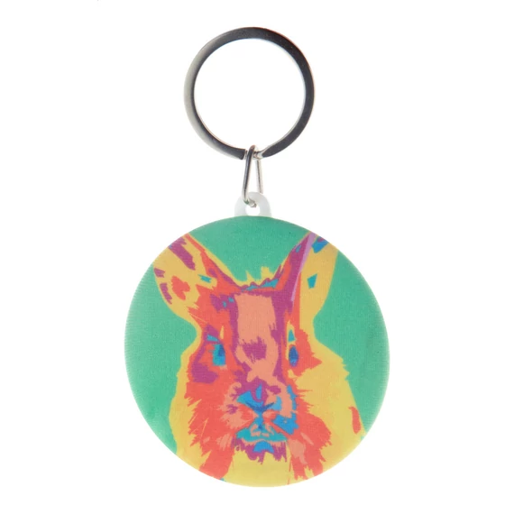 KeyBadge RPET Maxi kitűzős RPET kulcstartó
