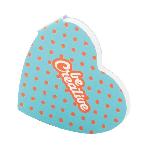 CreaStick Heart egyediesíthető öntapadós jegyzettömb