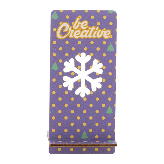 Kannykka Creative karácsonyi mobiltartó, hópehely