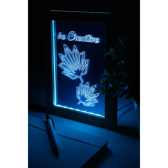 Woodiframe LED-es trófea