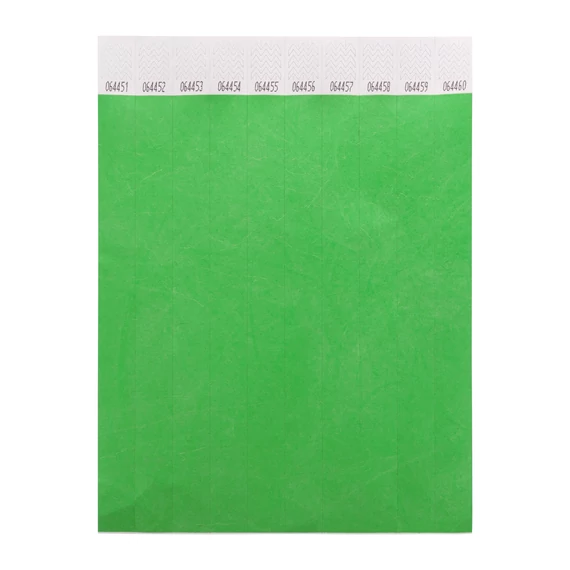 Wristvek tyvek karszalagok (10 db)