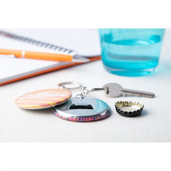 KeyBadge Bottle kulcstartós üvegnyitó