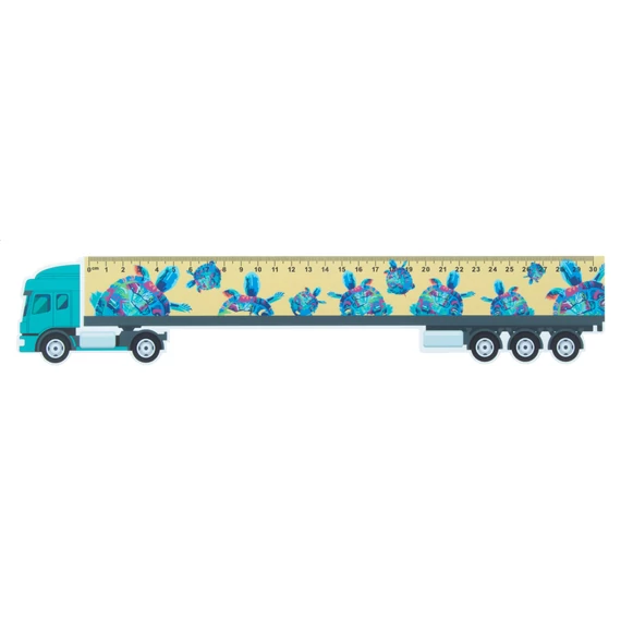Trucker 30 kamion formájú vonalzó, 30 cm