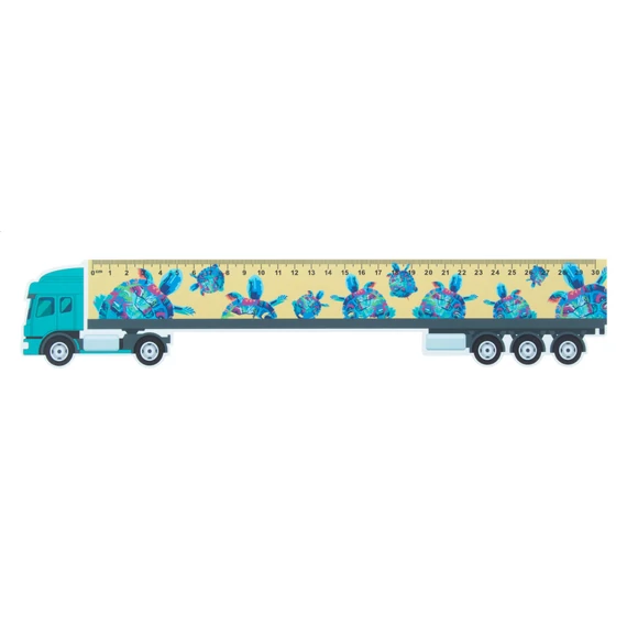 Trucker 30 kamion formájú vonalzó, 30 cm