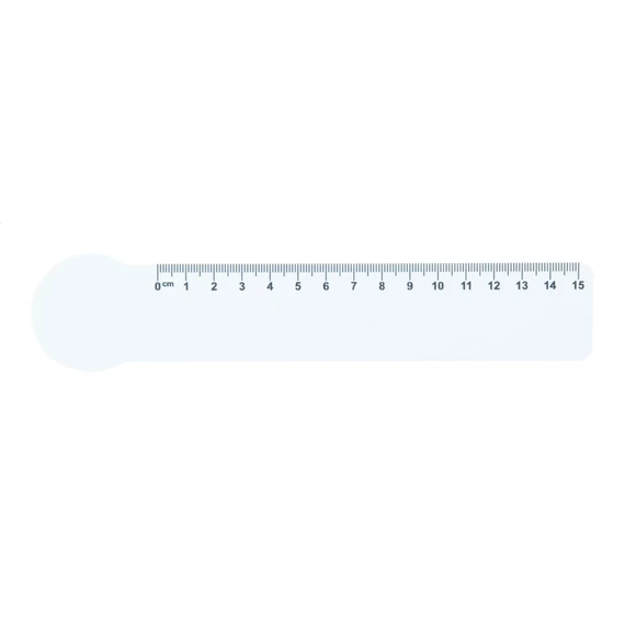 Couler 15 kör alakú vonalzó, 15 cm