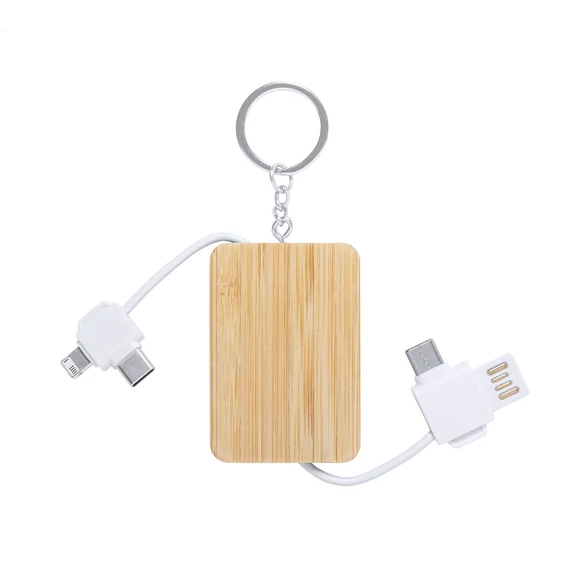 Edulis kulcstartó USB töltőkábellel
