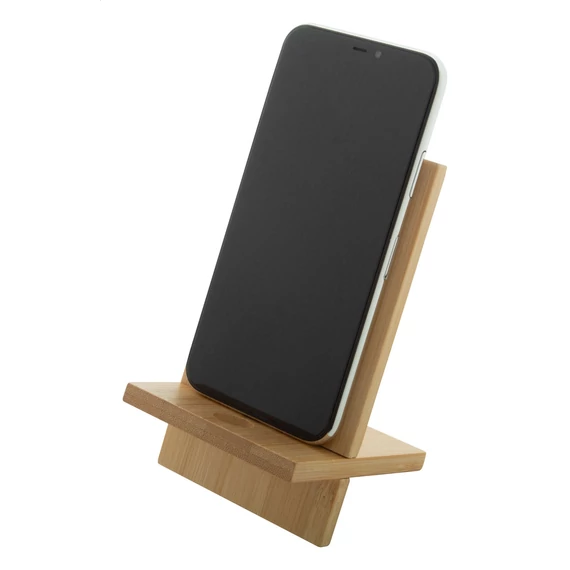 Gibba bambusz mobiltelefon-tartó