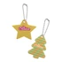 CreaFelt Key Xmas egyedi karácsonyi kulcstartó, csillag